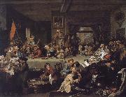 William Hogarth Election Series oil